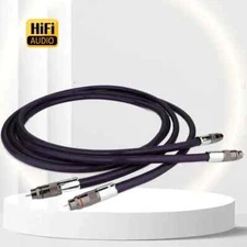 OCC 75 Ohms Coaxial Cable RCA Connector Audio Signal Digital Interconnect Cable