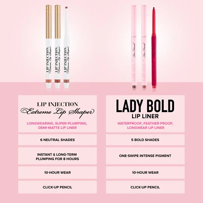 Too Faced Lip Injection Extreme Lip Plumber Gloss + Lady Bold - Farbton wählbar