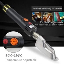 Mango Eléctrico Mini Cuero Artesanal Hierro Eliminar Arrugas Alisador 220V 150W