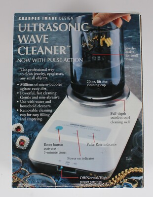 Sharper Image Design  Ultrasonic Wave Cleaner S1411