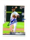 Carson Lance 2019 Connecticut Tigers autograph signed card Katy Texas d