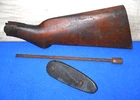 J. STEVENS OLDER MODEL 12GA  WOOD STOCK, STOCK BOLT & BUTTPLATE  #CL5530