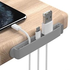 Cable Clips, 3 Pack Cord Organizer Charger Cable Management for Gray