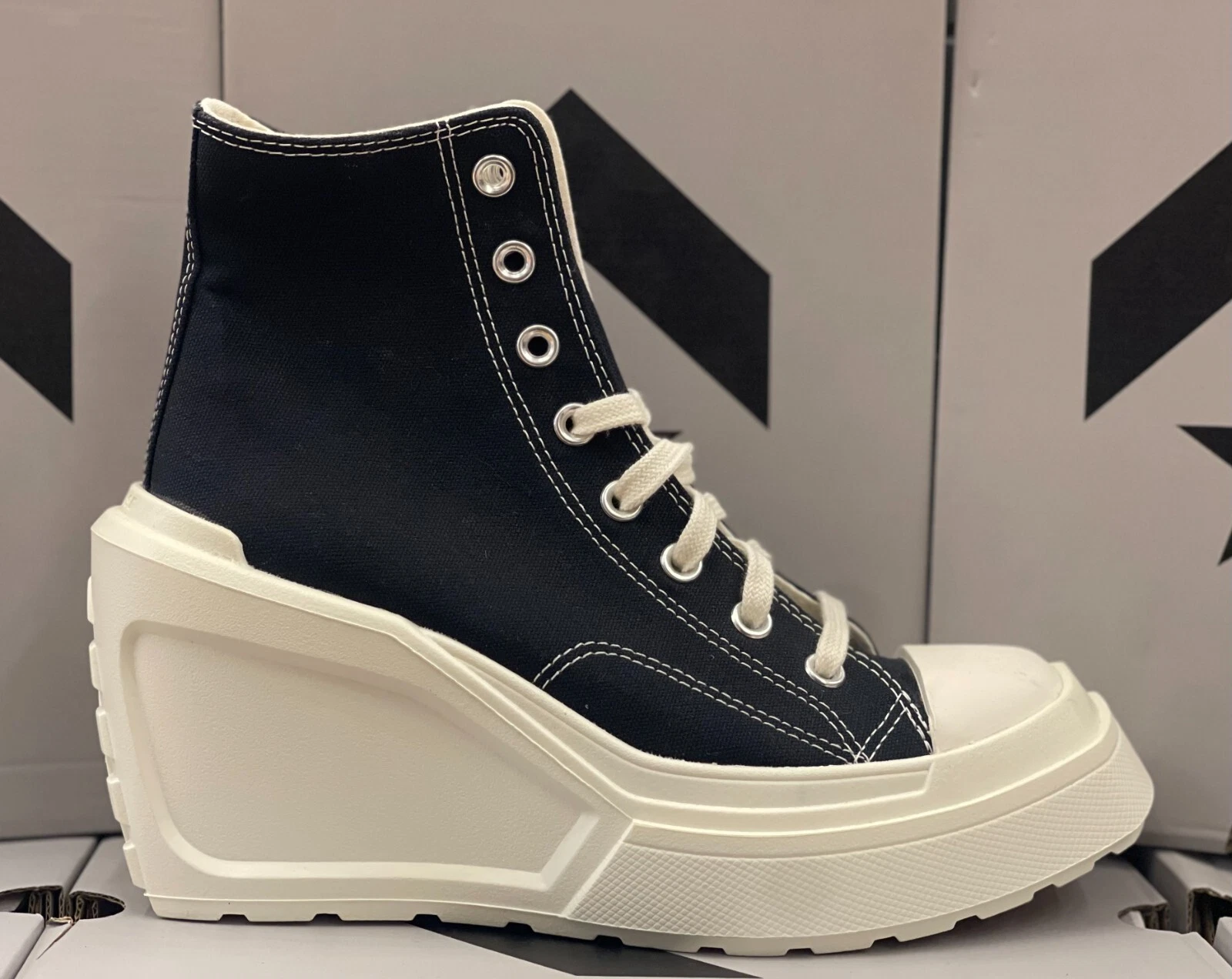 Converse Zeppa Chuck 70 De Luxe Donna Ciao Nero A06478C