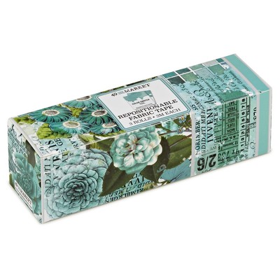 Color Swatch: Teal Fabric Tape Assortment-3 Rolls