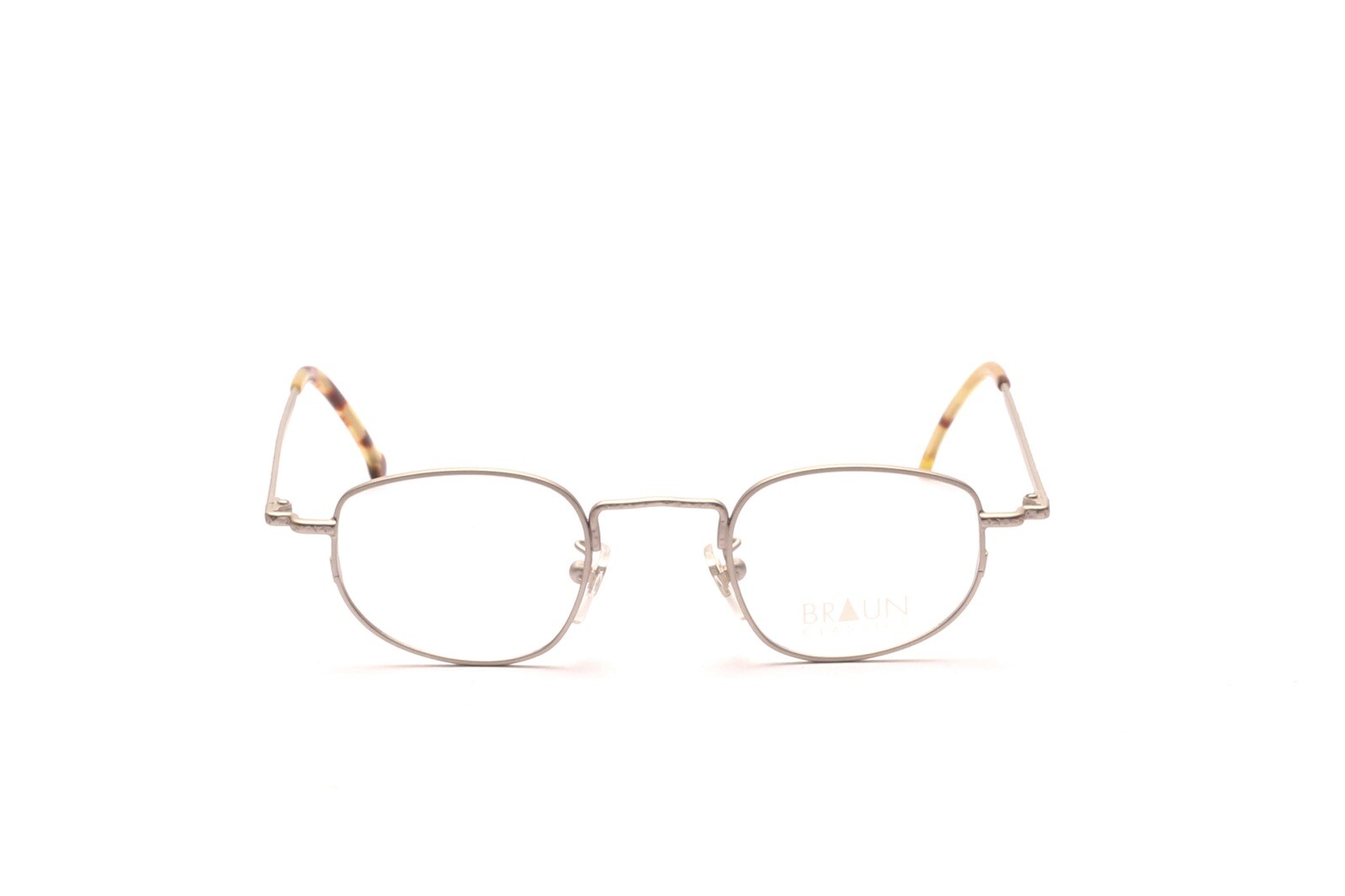 Braun Classics Brille klein Panto Herren Damen Metall Grau Mod 132 41-22 мм BC3 15190₽