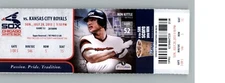 Kansas City Royals vs Chicago White Sox 7/28/2013 Full Ticket  - Ron Kittle .