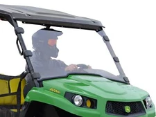 SuperATV Scratch Resistant Full Windshield for John Deere Gator XUV