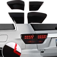 4pcs Smoked Tail Light Covers For Jeep Grand Cherokee 2011-2013 Black Trim Kit