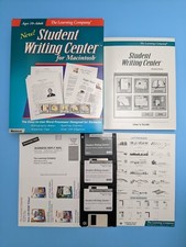 Student Writing Center Version 1.0: 3.5  Disk Software / Vintage Macintosh 1995