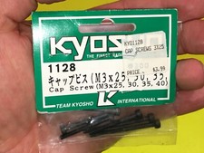 ORIGINAL RC KYOSHO 1128 SET OF 6 CAP SCREWS M3 X 25, 30, 40MM