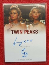 Twin Peaks Amy Shiels and Giselle DaMier (Dual) autograph card Rittenhouse 2019 