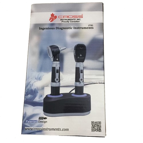 Cross Canada 11-129 Rechargeable Fiber Optic LED Otoscope Diagnostic Set - Picture 12 of 12