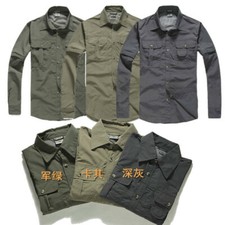 Hommes Cargo Chemise Rapide Sec Détachable Manche Plein Trekking Camping Pêche