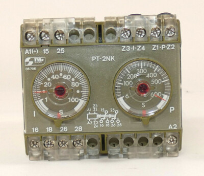 Pilz Time Relay PT-2NK 220V~ (458864) | P600/ I100sec | 3.5VA 50-60Hz | 220V~