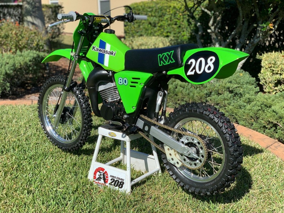 1981 82 KX80 plastic kit Kawasaki Vintage MX KX Vintage Nightmare ...