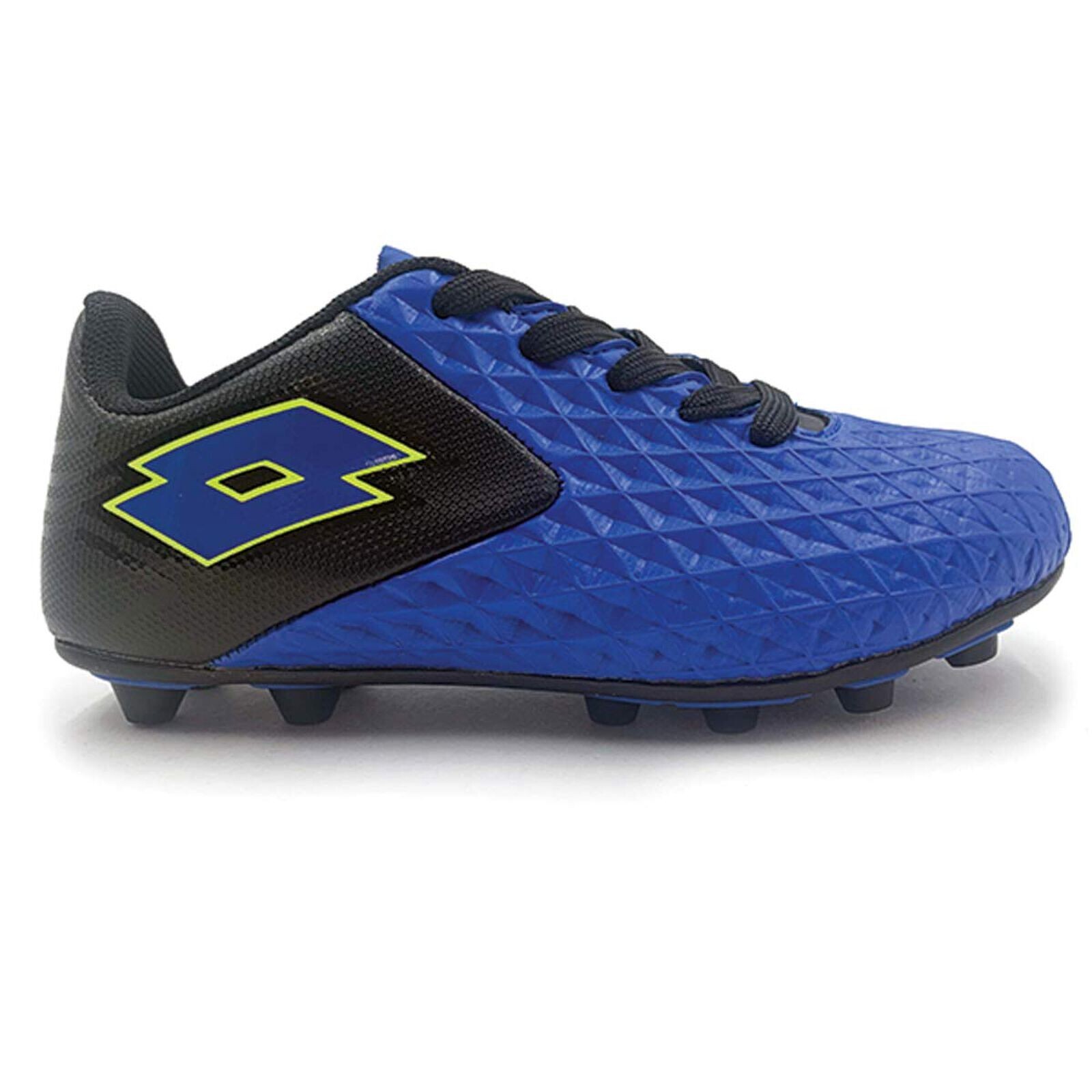 Lotto Tacchetti Calcio Giovani Forza Elite II Blu Nero Taglia 11 Bambini Nuovi Mai Indossati