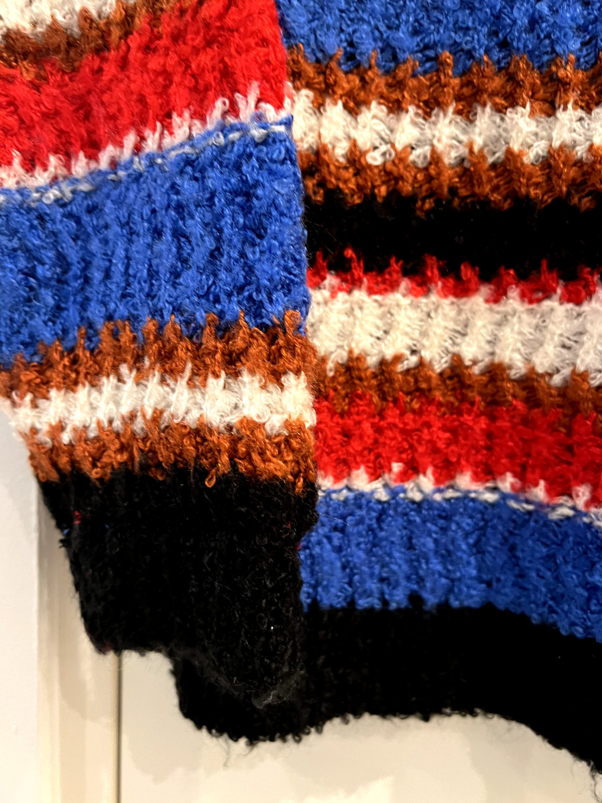 LOST + WANDER Multi Colored Striped Pullover Swea… - image 3