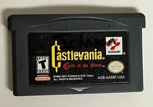 Castlevania: Circle of the Moon for Game Boy Advance GBA worn