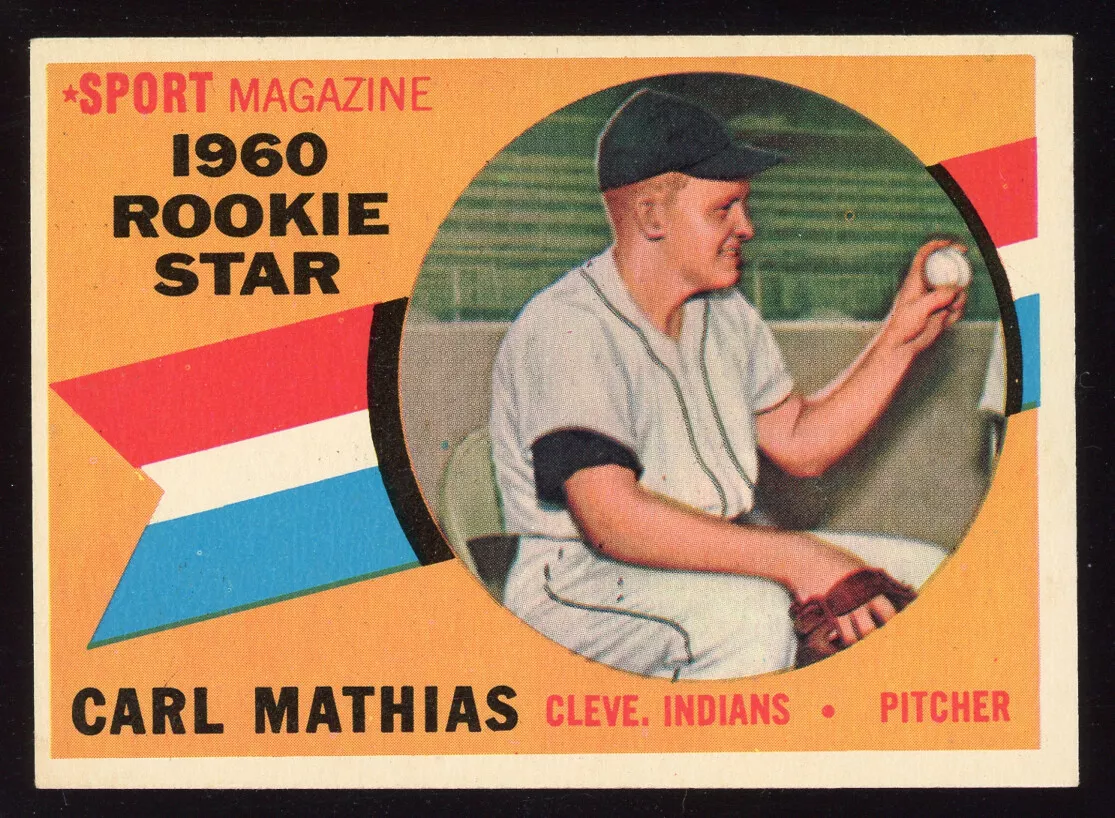 Carl Mathias trading card