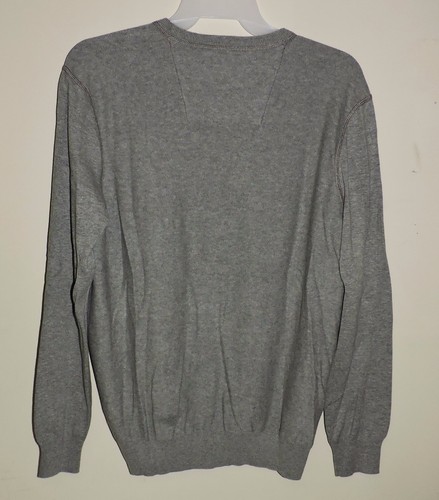 Timberland Men's Williams River V-Neck Gray Cotton Sweater X-Large #6641J NWT - Picture 2 of 2