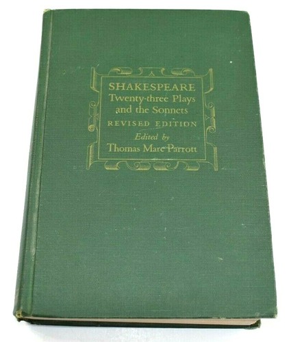 1953 Shakespeare 23 Theaterstücke und die Sonette überarbeitete Auflage Nachschlagewerk