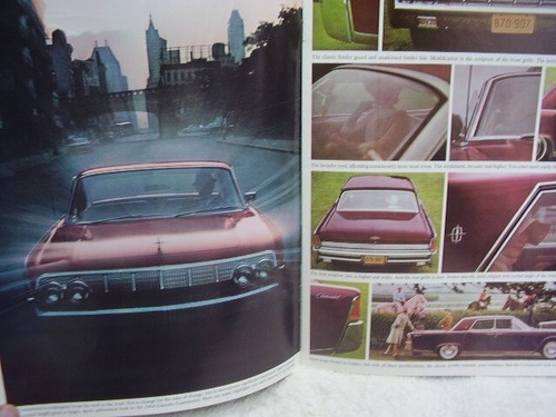 1964 LINCOLIN BROCHURE ORIGINAL FREE POSTAGE - Picture 5 of 6