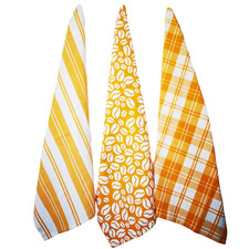 Set of 3 Tea Towel Set 45cm x 65cm Tea Towels 100% Cotton 