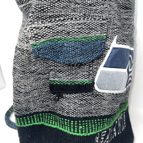 Seattle Seahawks NFL Morral Estilo Mexicano Mochila Cordón Bolso de Hombro Bolsillo - Imagen 4 de 7