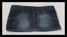 Build A Bear Workshop Denim Skirt With Rhinestones