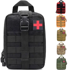 Tactical Molle Tear Away Medical Pouch Empty Heavy Duty Military First Aid Pouch