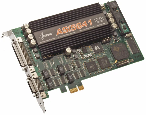 AudioScience ASI5641 AES Digital Audio Multichannel Quad Output Broadcast Card