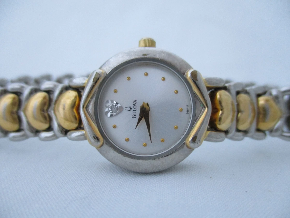 Bulova heart best sale watch