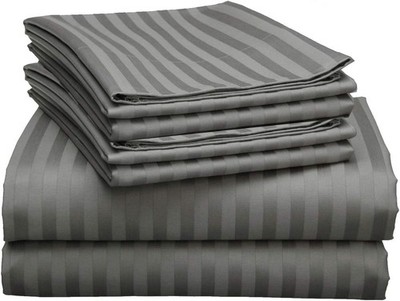 6 Piece Queen Sheet Set, Hotel Luxury Collection, 100% Egyptian Cotton, 18 In...