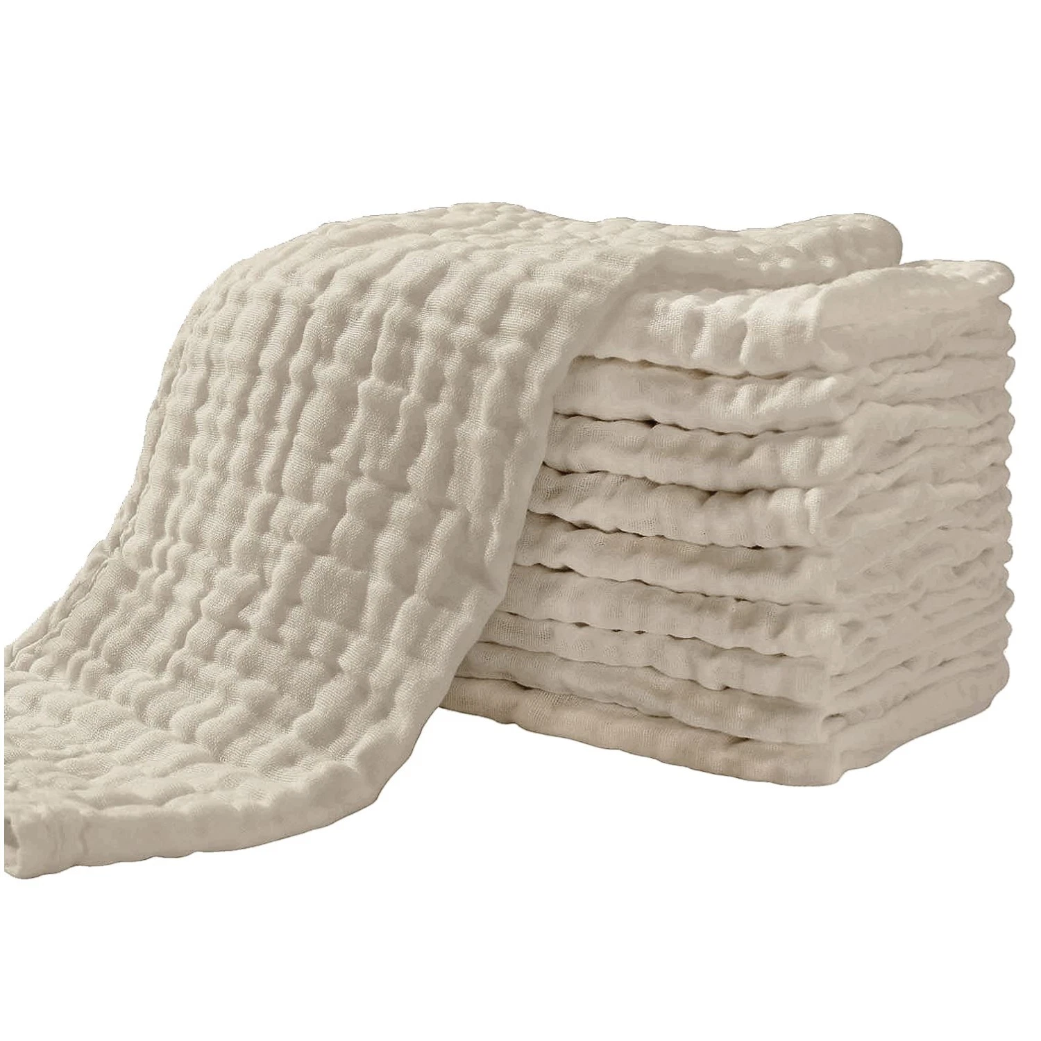 Apricot White Burp Cloths 10 Pack Organic Cotton Absorbent
Opens in a new window or tab