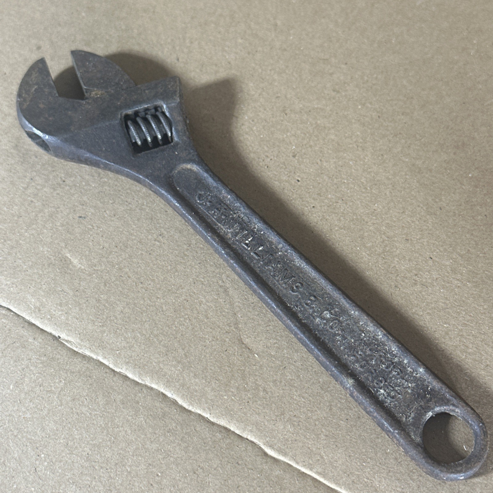 Vintage J.H. Williams & Co. 6” Adjustable Wrench Locking Made In USA