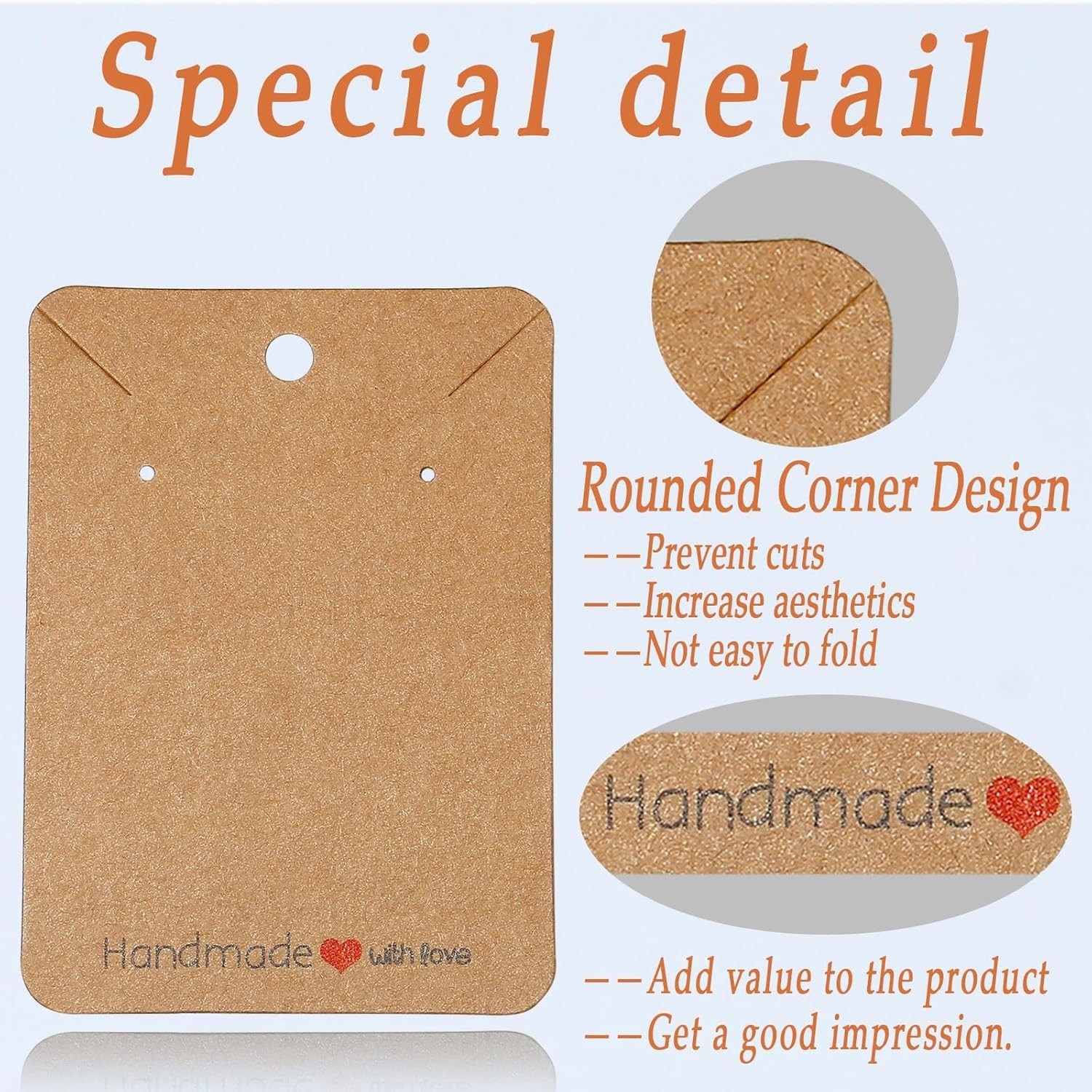 Versatile Earring Cards for Jewelry Display – 100 Pcs with Packaging Bags