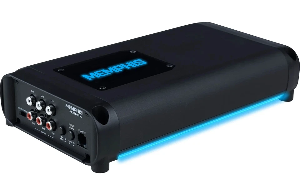 Amplificador Memphis Audio PRX800.5V2 5 canales clase D con LED 800W RMS potencia Foto 2 de 4