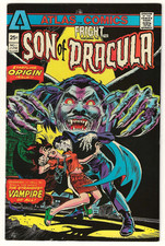 Fright featuring Son of Dracula # 1 (8.5) 6/1976 Atlas 25c Horror Comic 💀