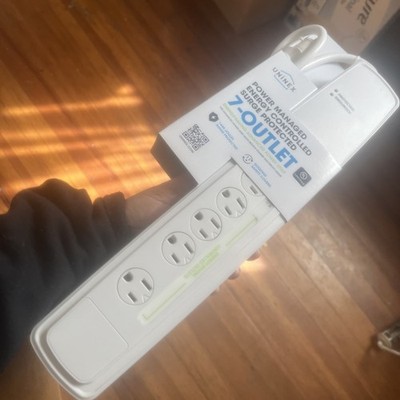UNINEX Power Managed Energy Controlled Surge Protected 7- OUTLET Energy- Saving