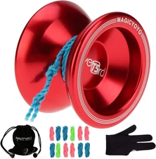 Metal T5 Overlord Professional Unresponsive Yoyo Alloy Yoyo with 12 Yo Yo String