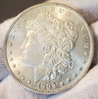 * 1902 O * UNC LIGHTLY TONED W/ SHARP DETAILS!! MORGAN SILVER DOLLAR LOT #A15