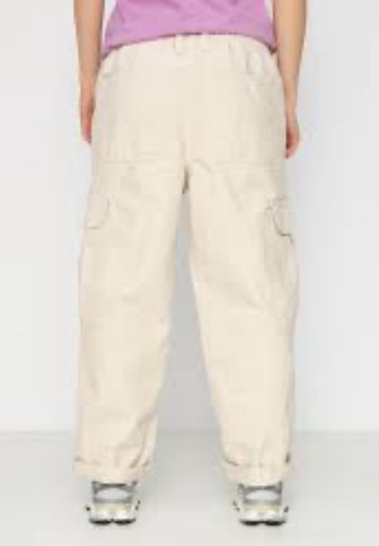Vans Women’s Sidewalk Pant In Natural Size L New - Picture 3 of 7