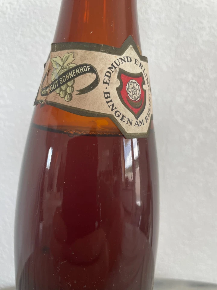 Weißwein von 1958 -  Rheingau Winkeler Hellersberg  Riesling "Spätlese" - Bild 3 von 3