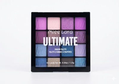 Miss Lara 16 Farben Lidschatten Palette Blau Lila Pink Matt Schimmer Reisegröße