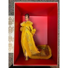 Barbie Signature Guo Pei Barbie Doll Wearing Golden-Yellow Gown