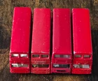 4 x Matchbox Lesney Superfast No.17 The LONDONER “Berger Paints” 1972 Museum ..