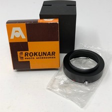 ROKUNAR T MOUNT ADAPTER TO FIT NIKON NOS VINTAGE CAMERA ORIG BOX