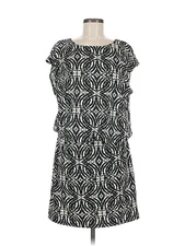 AB Studio Women Black Casual Dress M