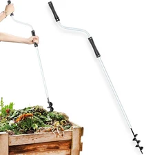 Composting Accessories – Aerator, Turner & Mixing Tool for Outdoor Compost